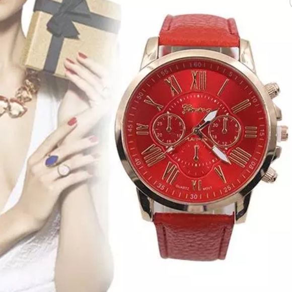 GENEVA ROMAN NUMERAL QUARTZ WATCH - Picture 2 of 3